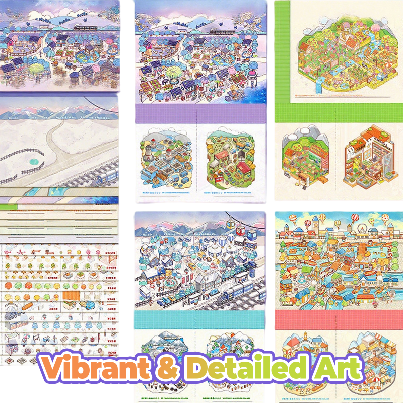 StickerMagic – DIY 12-teiliger Aufkleber-Set