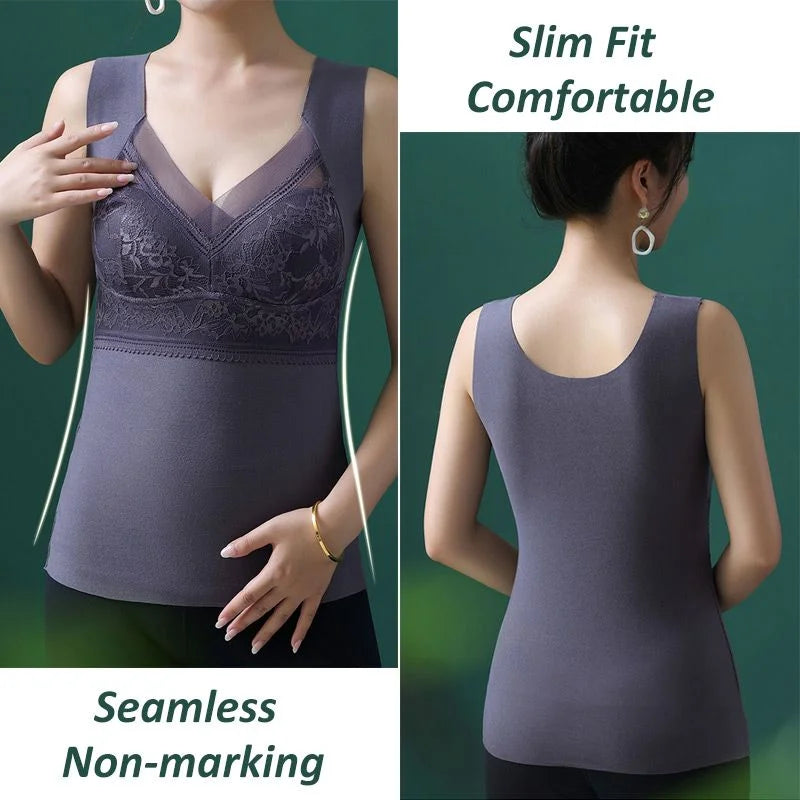 HeatFit – Thermounterwäsche mit integriertem BH 2-in-1