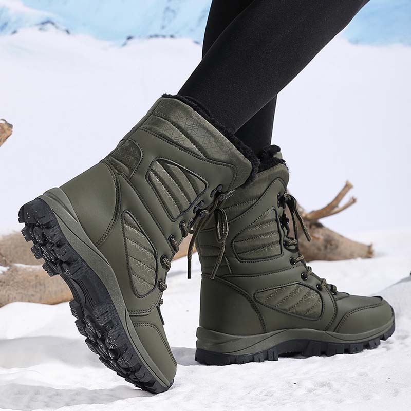 SnowStep™ – Warme Damen-Schneestiefel mit Schnürung