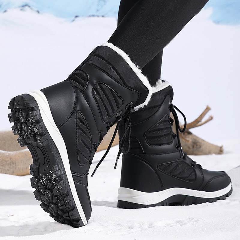 SnowStep™ – Warme Damen-Schneestiefel mit Schnürung
