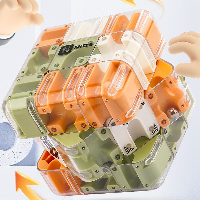 BrainPlay – 3D-Labyrinth-Rollwürfel-Puzzle