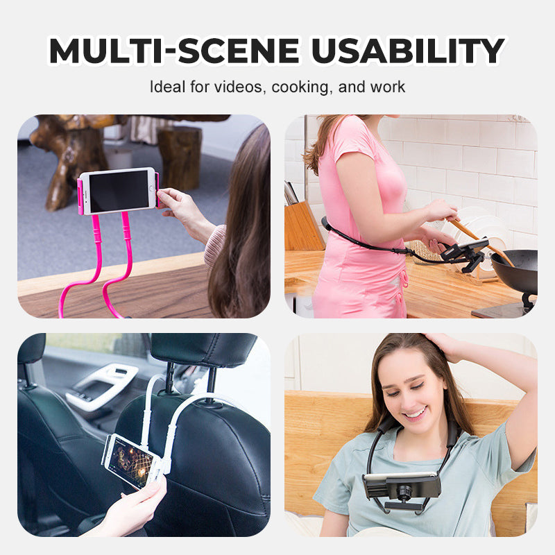 FlexiView – Verstellbare Hals-Handyhalterung | 1+1 GRATIS