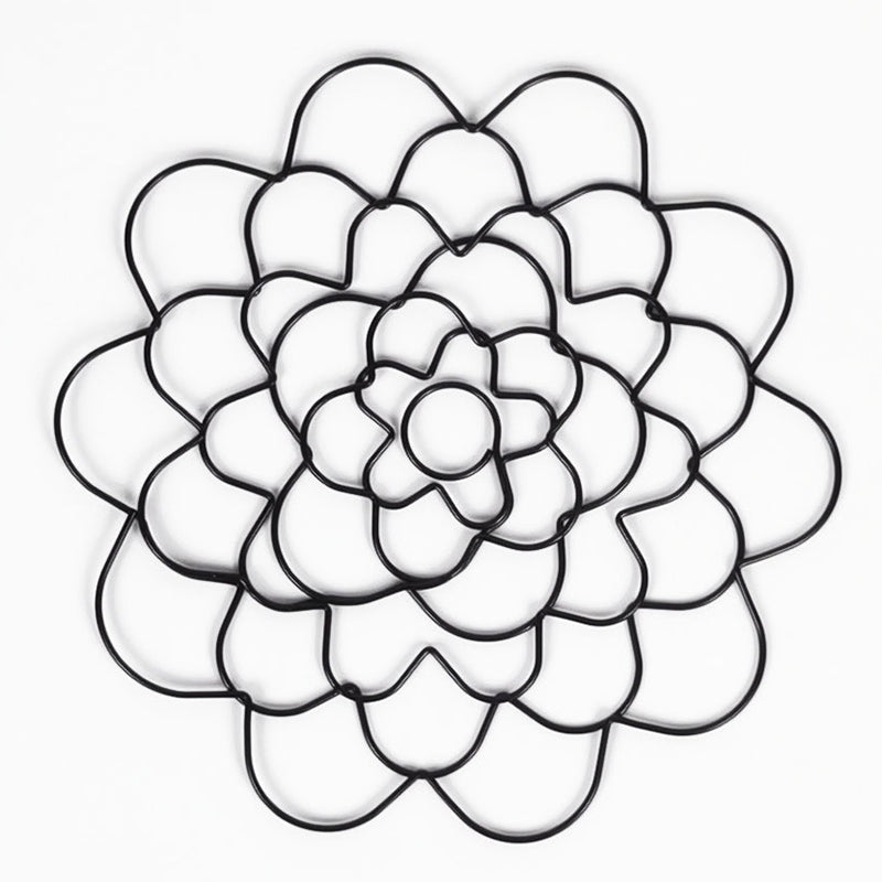 FloraCraft – Edelstahl Blumensteckhilfe mit Blütengitter