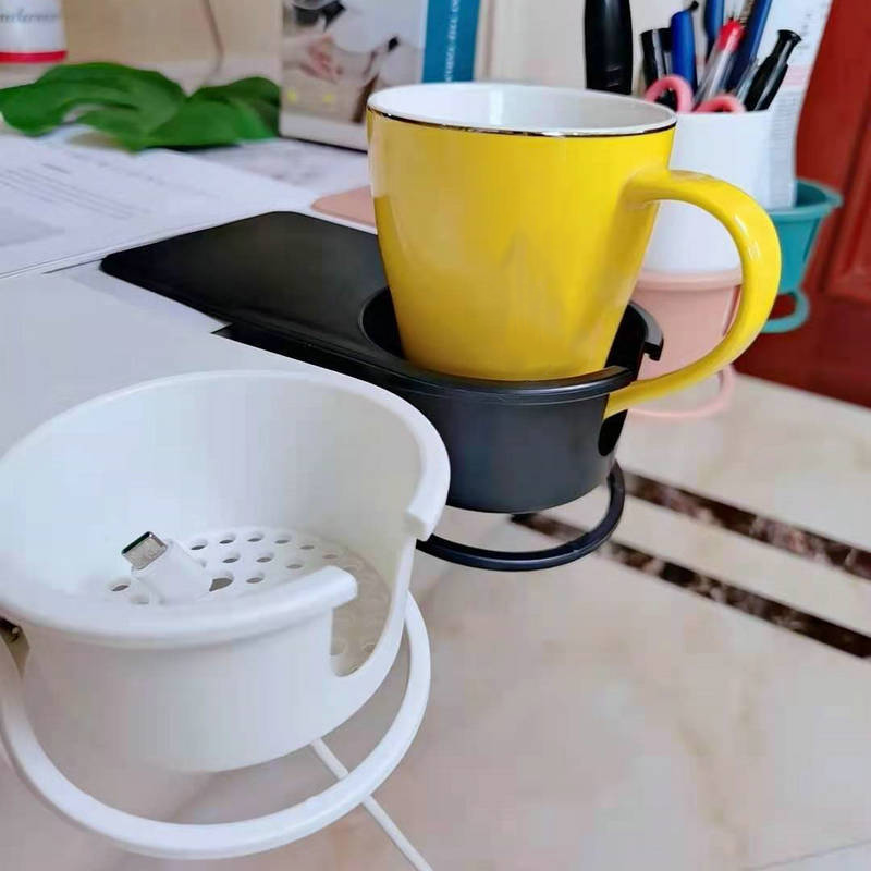 DeskMate – Clip-On Becherhalter für den Schreibtisch | 1+1 GRATIS