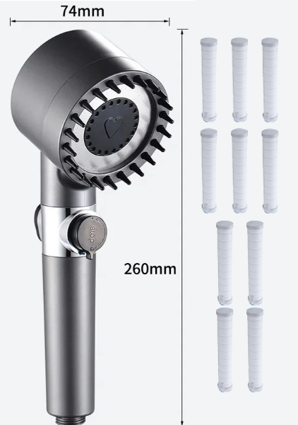 AquaSoothe – Multifunktionale Massage-Duschbrause