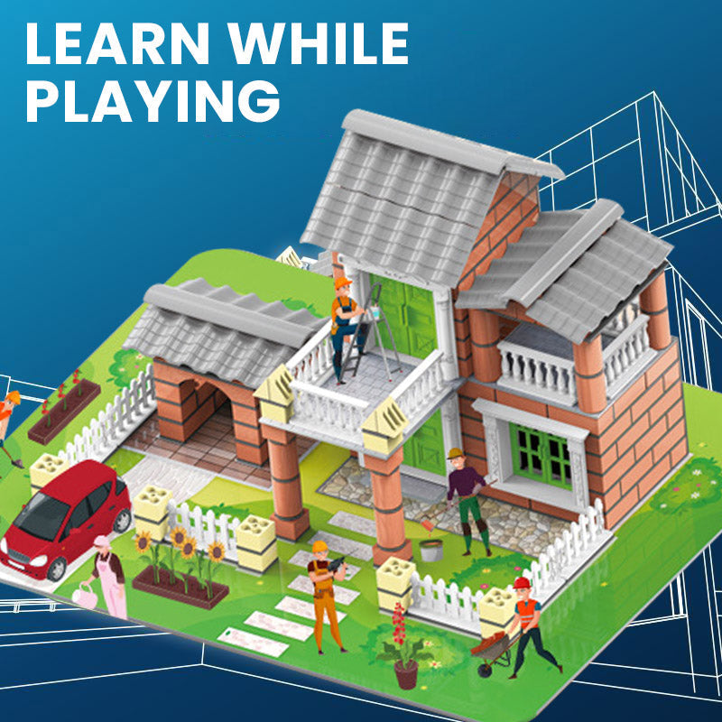 BuildFun – 214-teiliges DIY Bau- und Konstruktionsspielzeug