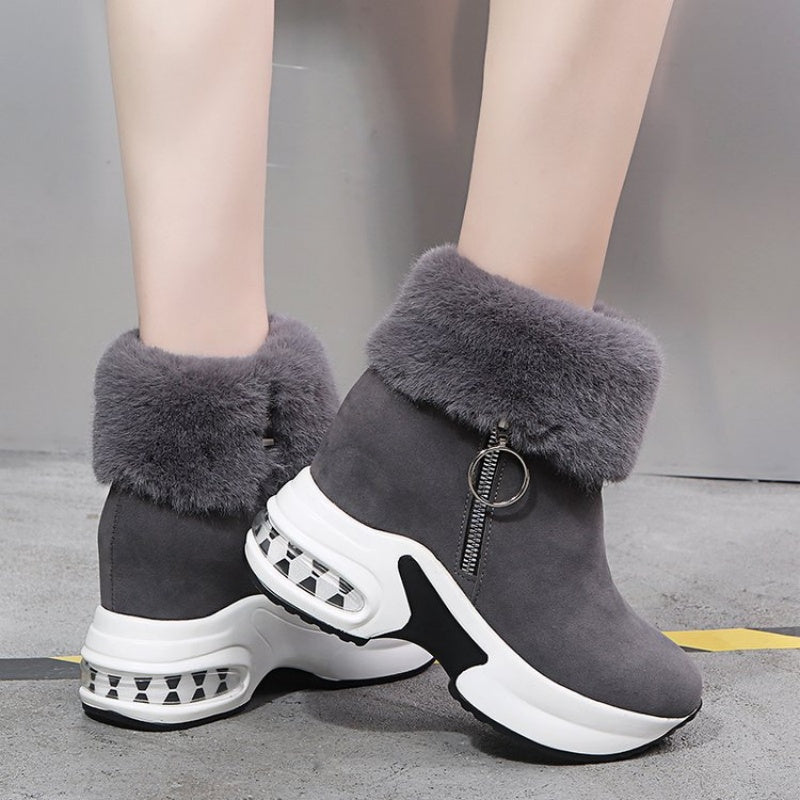 Emma – Damen-Stiefeletten mit dicker Sohle und warmem Futter