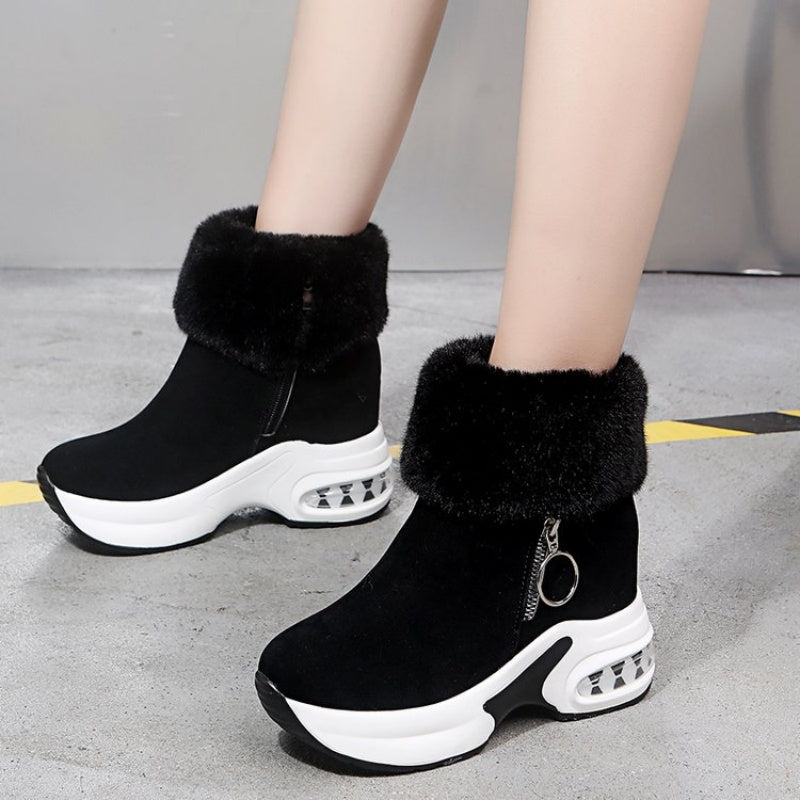 Emma – Damen-Stiefeletten mit dicker Sohle und warmem Futter