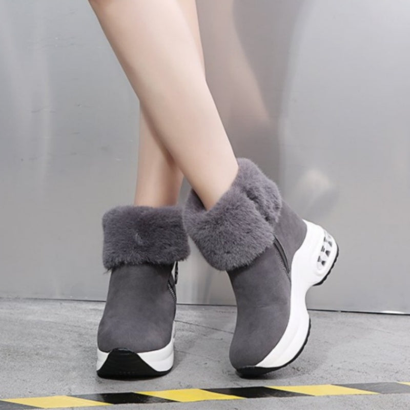 Emma – Damen-Stiefeletten mit dicker Sohle und warmem Futter