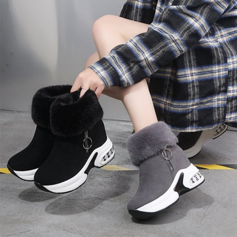 Emma – Damen-Stiefeletten mit dicker Sohle und warmem Futter