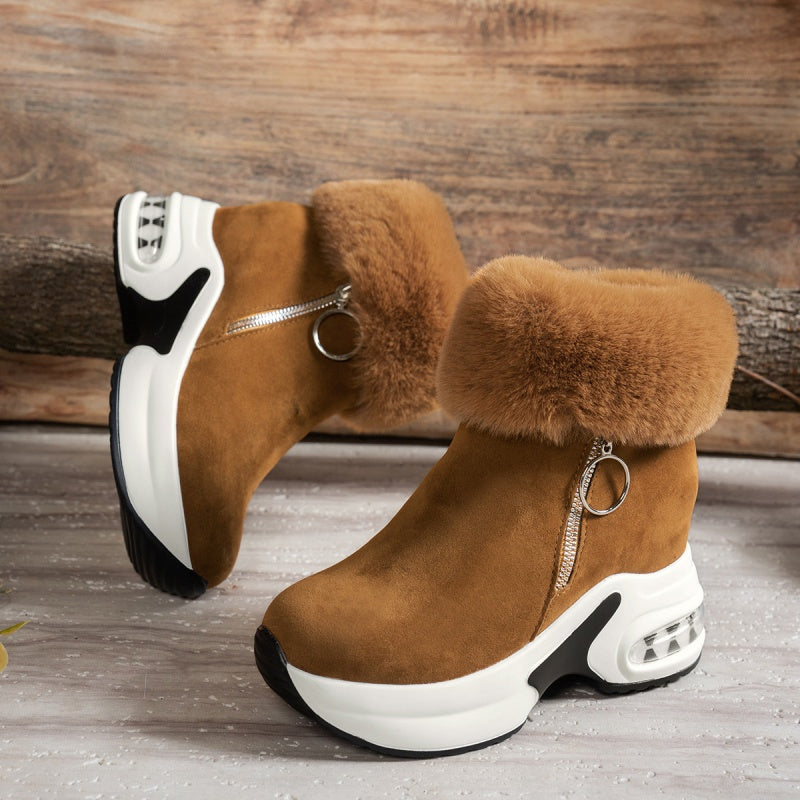 Emma – Damen-Stiefeletten mit dicker Sohle und warmem Futter