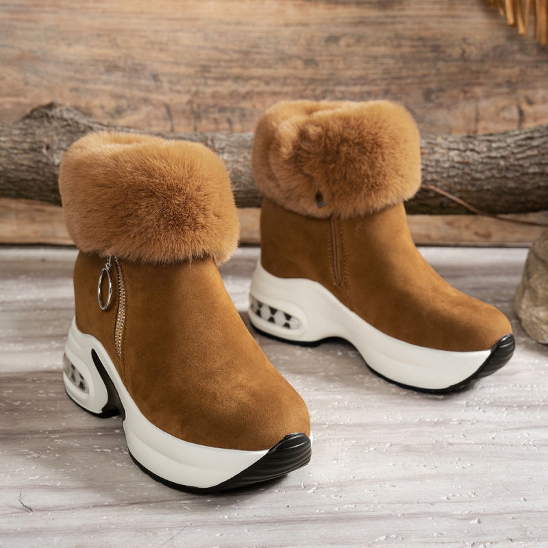 Emma – Damen-Stiefeletten mit dicker Sohle und warmem Futter