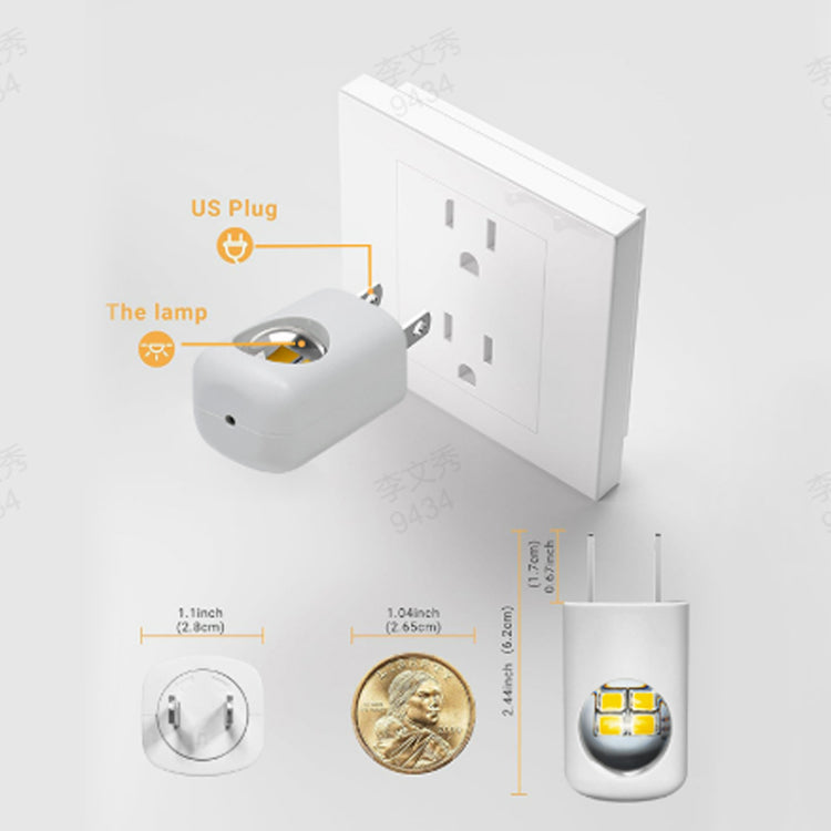 LumiSense – Intelligentes LED-Nachtlicht für Steckdosen | 1+1 GRATIS