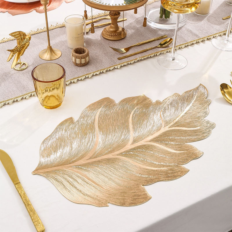 GoldLux – Hitzebeständige 3D Goldfolie-Tischsets | 1+1 GRATIS