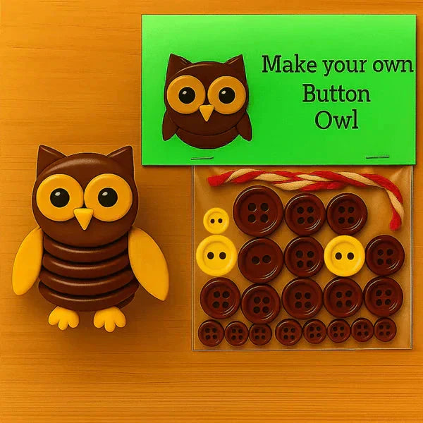 ButtonCraft – DIY Tierdekorationen mit Knöpfen | 1+1 GRATIS