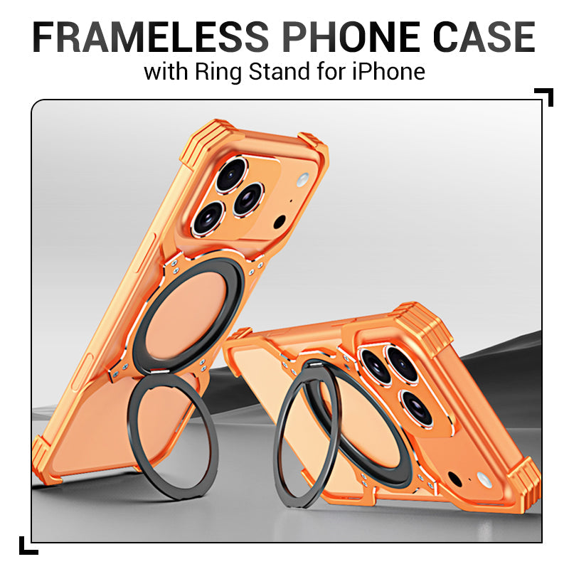 Techmate – Frameless Phone Case mit Ringständer | 50% RABATT