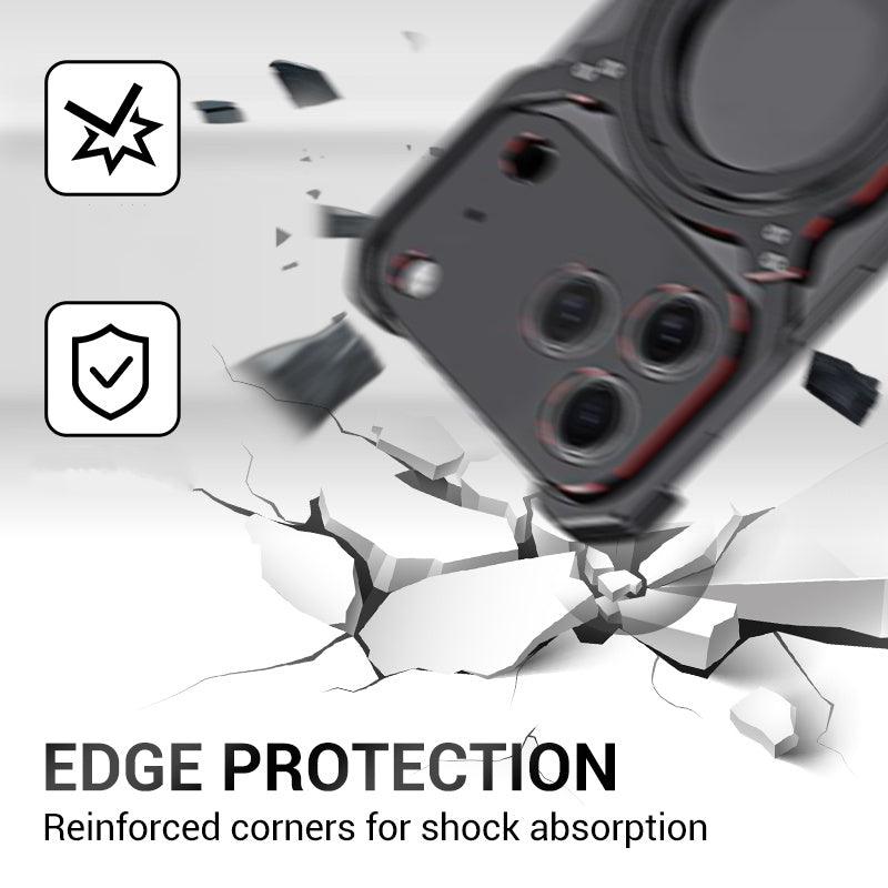 Techmate – Frameless Phone Case mit Ringständer | 50% RABATT