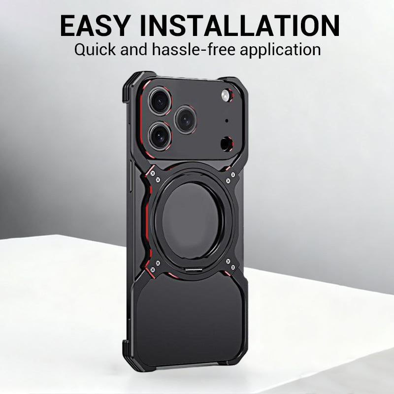 Techmate – Frameless Phone Case mit Ringständer | 50% RABATT