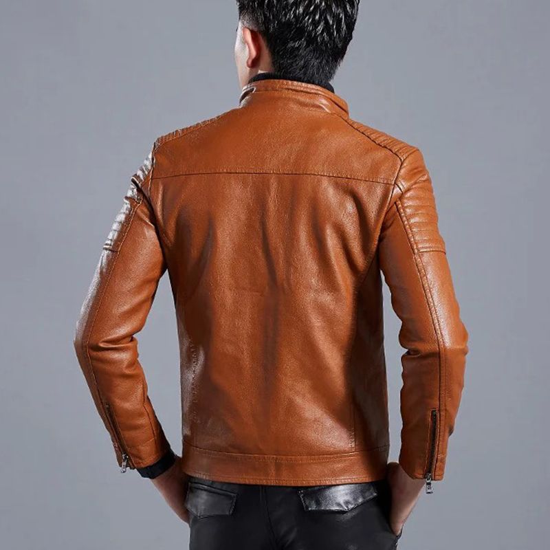 Henry – Herren-Bikerjacke aus Leder