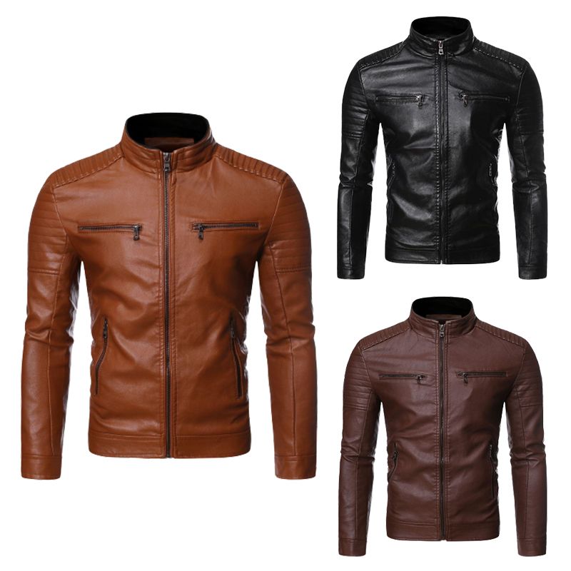 Henry – Herren-Bikerjacke aus Leder