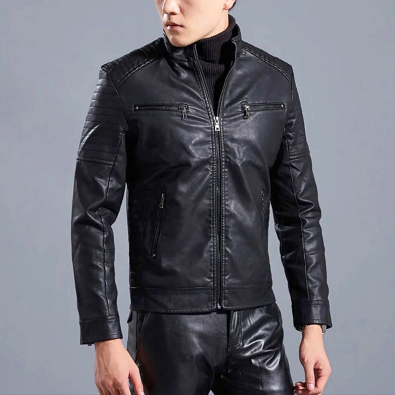 Henry – Herren-Bikerjacke aus Leder