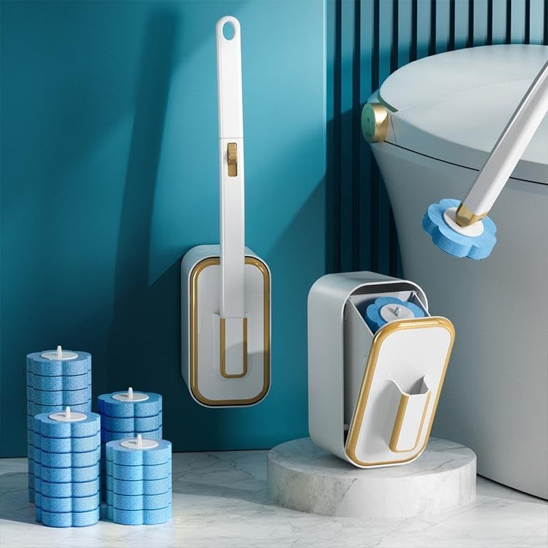 PureClean – Innovatives wandmontiertes WC-Bürstenset