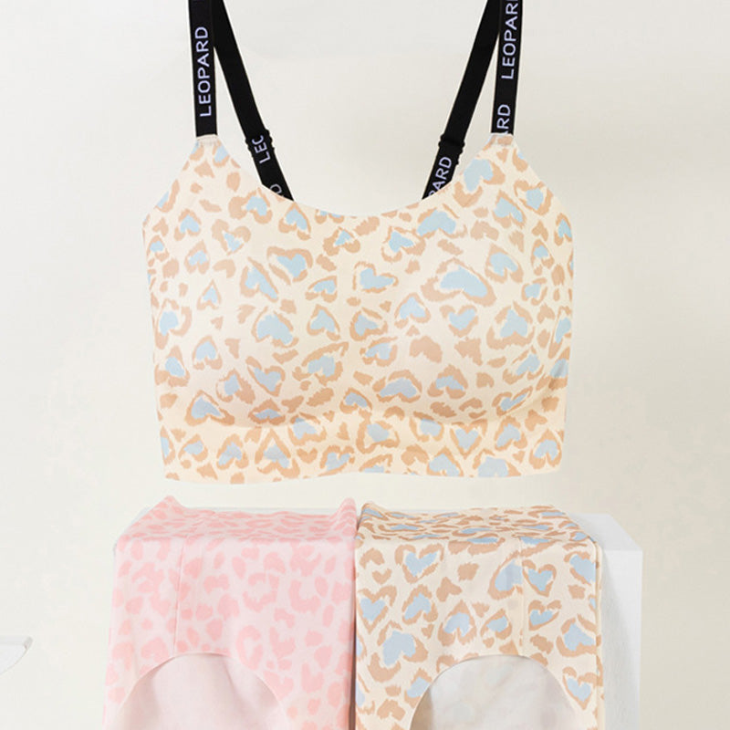 Isabella – Nahtloses Leoparden-Set