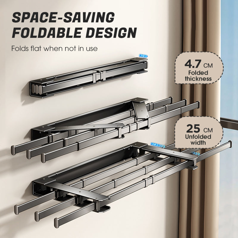 Homeplus – Ausziehbares Wandtrockengestell | 50% RABATT