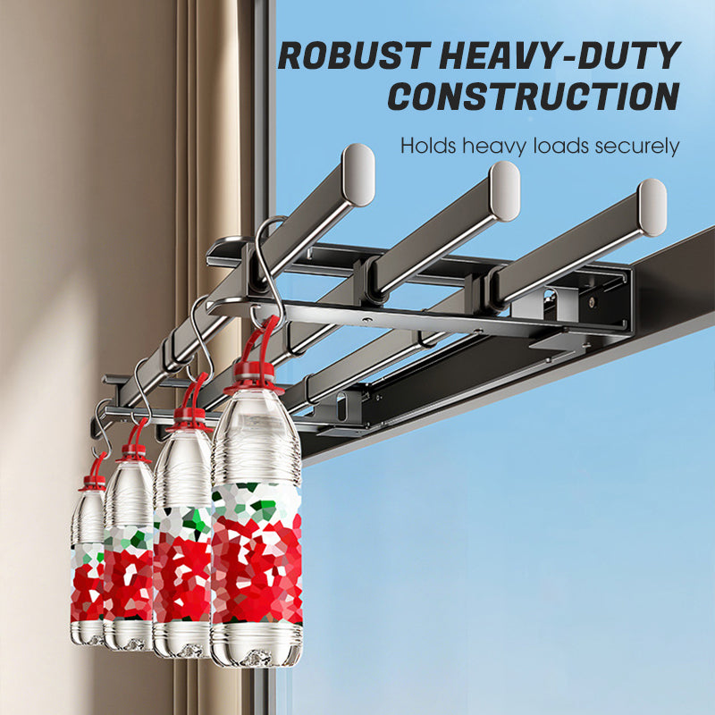 Homeplus – Ausziehbares Wandtrockengestell | 50% RABATT