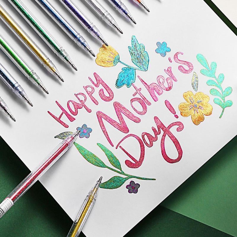 GleamArt - Glitzer-Gelstift-Set | 18 Stück