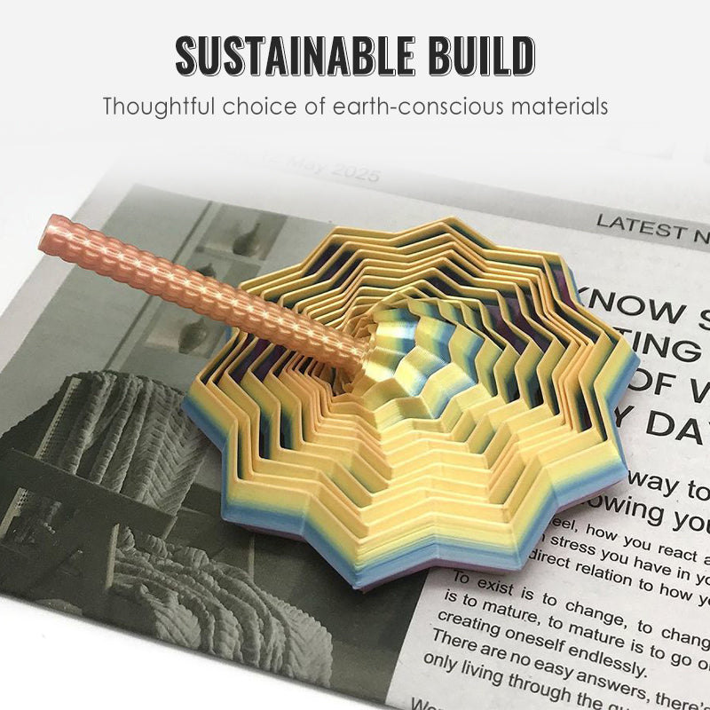 LumiSpire - Geometrischer Helix-Turm | 1+1 GRATIS