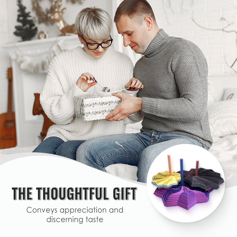 LumiSpire - Geometrischer Helix-Turm | 1+1 GRATIS