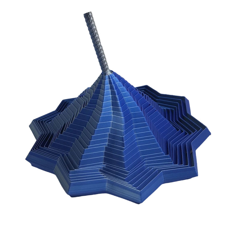 LumiSpire - Geometrischer Helix-Turm | 1+1 GRATIS