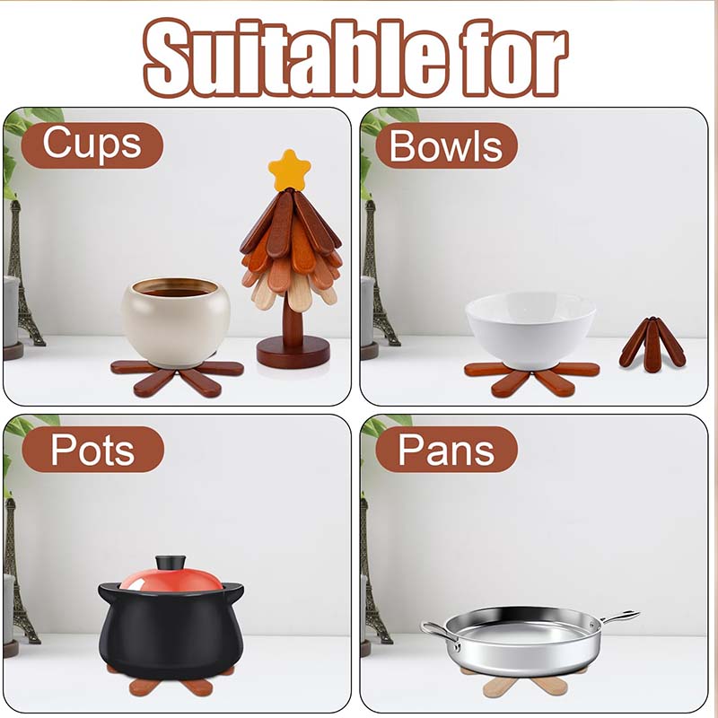 WoodTree – Holz-Untersetzer in Baumform | 50% RABATT