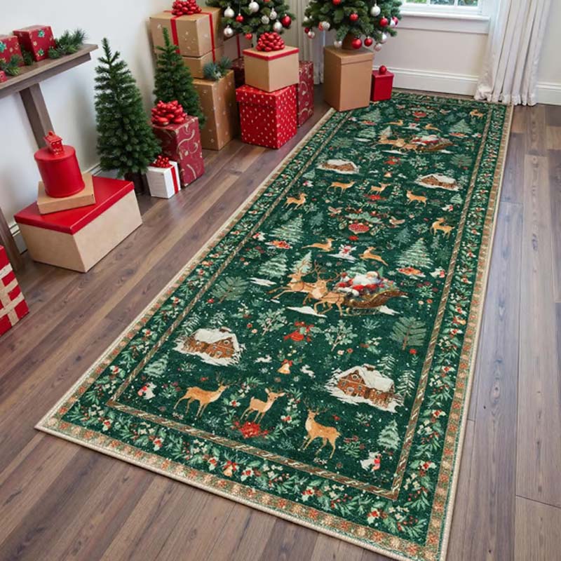 CozyChristmas – Weicher, rutschfester Weihnachts-Teppich | 50% RABATT