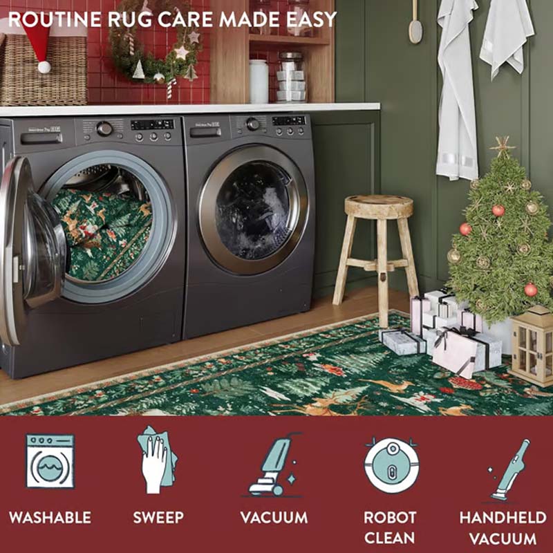 CozyChristmas – Weicher, rutschfester Weihnachts-Teppich | 50% RABATT