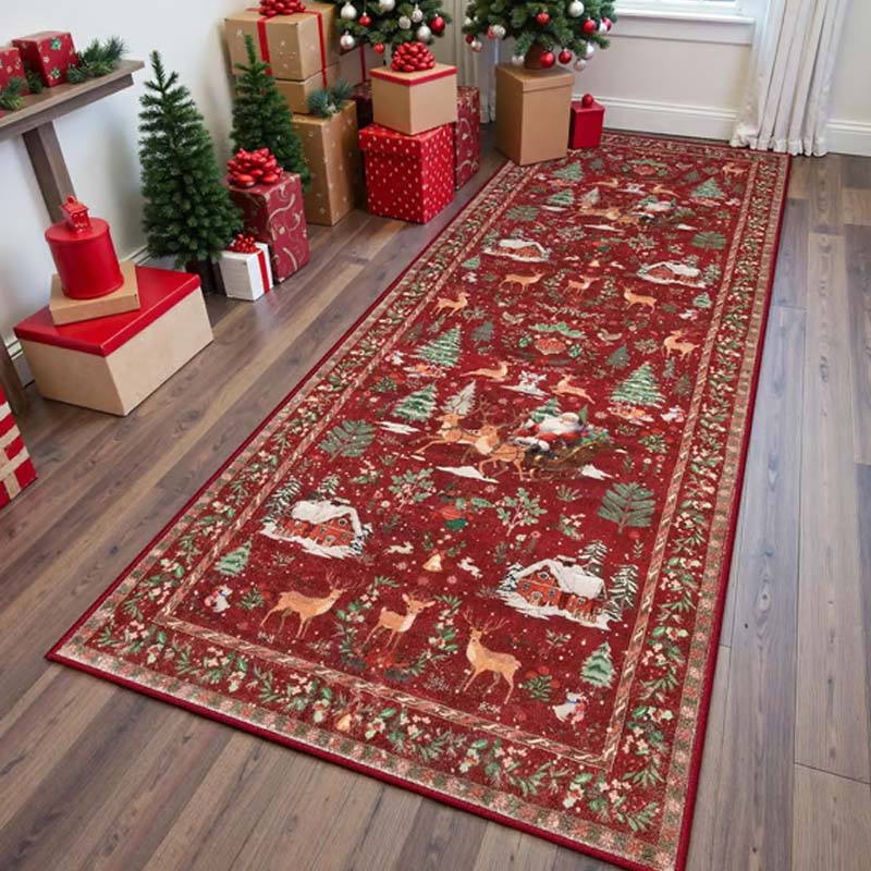 CozyChristmas – Weicher, rutschfester Weihnachts-Teppich | 50% RABATT