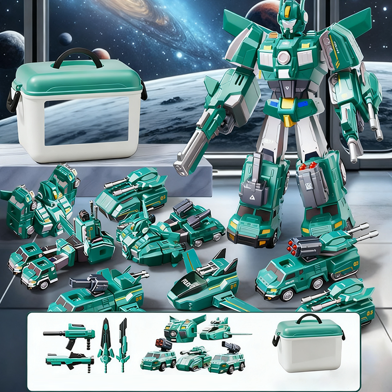 MagnaBot – 9-in-1 Auto- und Roboter-Spielset