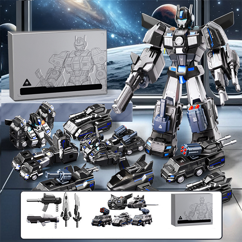 MagnaBot – 9-in-1 Auto- und Roboter-Spielset