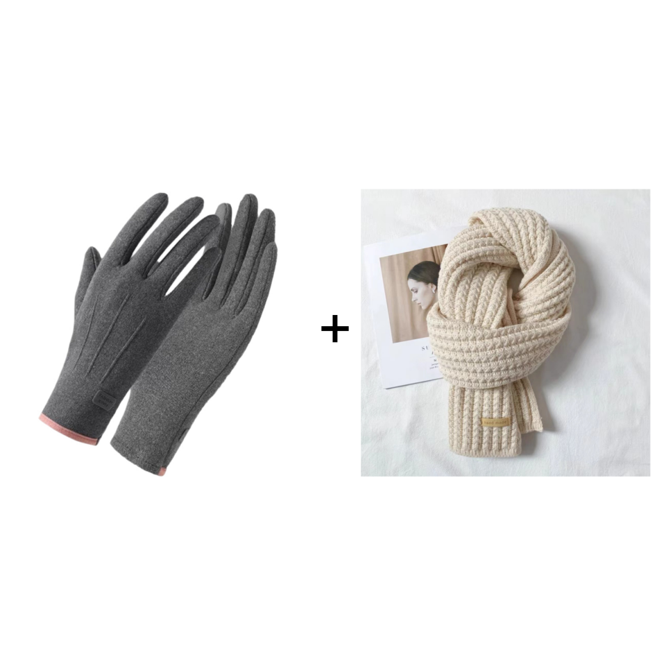 ThermoGrip – Touchscreen-Winterhandschuhe | 1+1 GRATIS