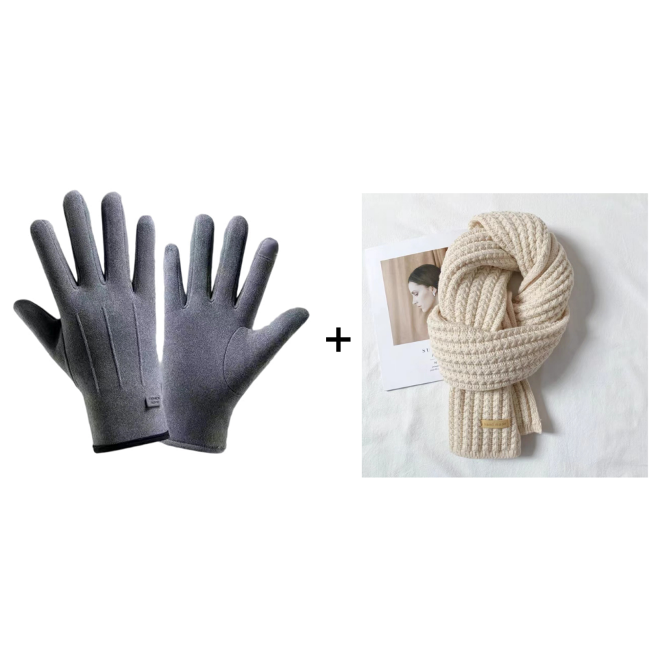 ThermoGrip – Touchscreen-Winterhandschuhe | 1+1 GRATIS