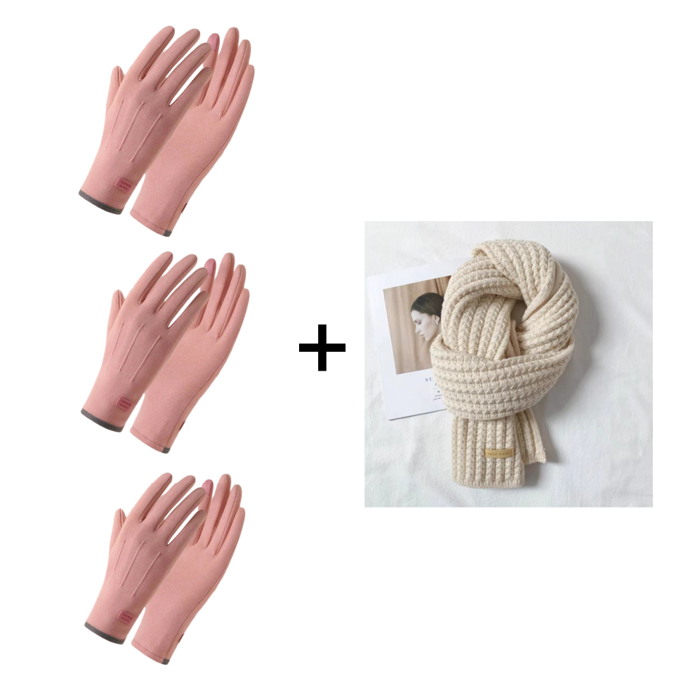 ThermoGrip – Touchscreen-Winterhandschuhe | 1+1 GRATIS