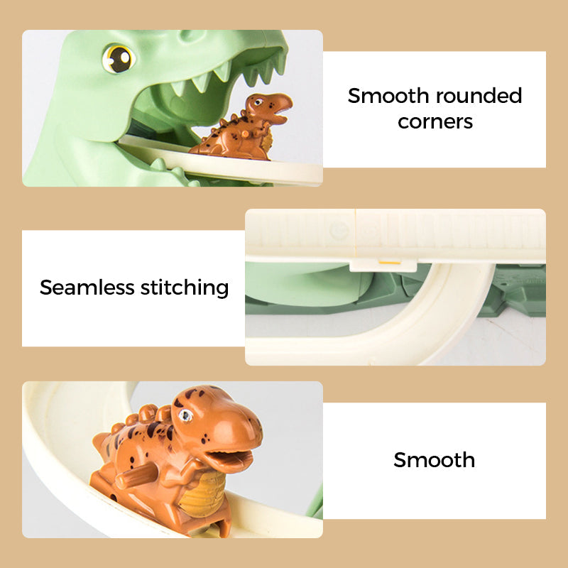 DinoRacer – Dinosaurier-Rennbahn-Set | 50% RABATT