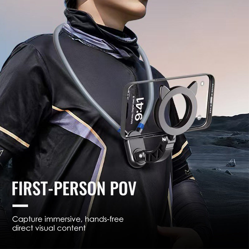 MagNeck – Freihändiger Magnet-Handyhalter | 1+1 GRATIS