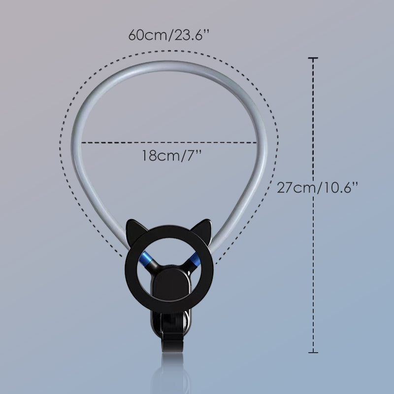 MagNeck – Freihändiger Magnet-Handyhalter | 1+1 GRATIS