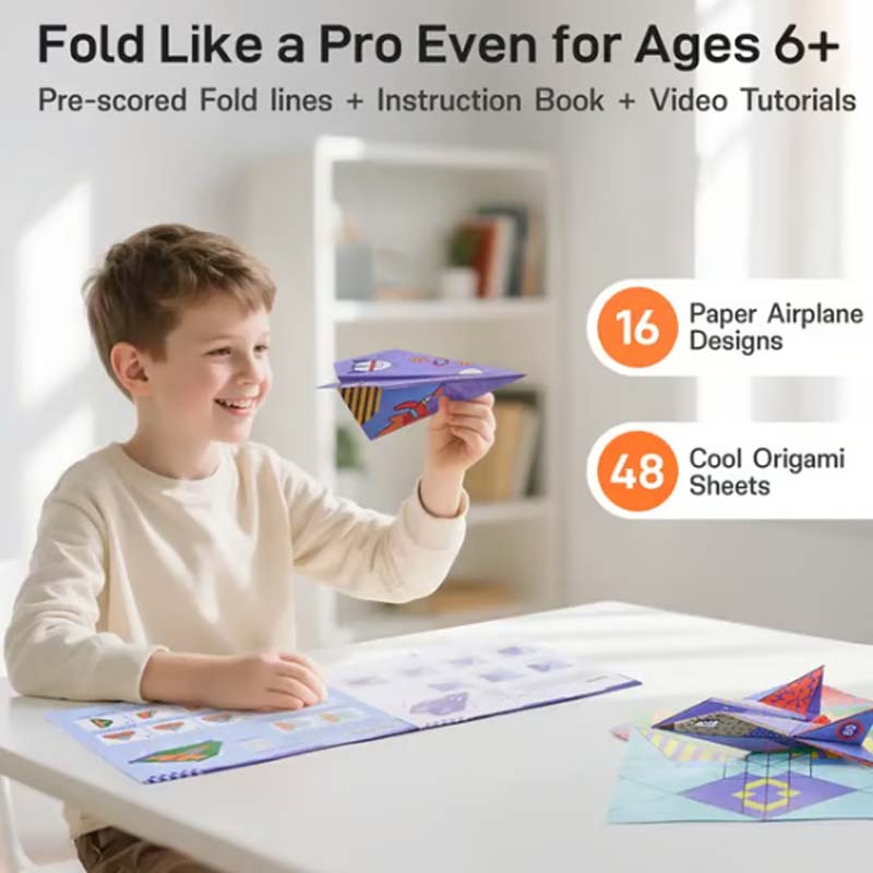 SkyCraft – Kreatives Papierflugzeug-Set | 50% RABATT