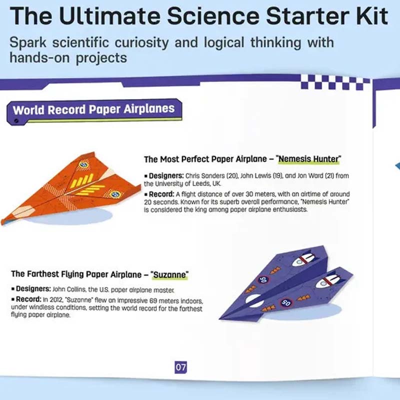 SkyCraft – Kreatives Papierflugzeug-Set | 50% RABATT