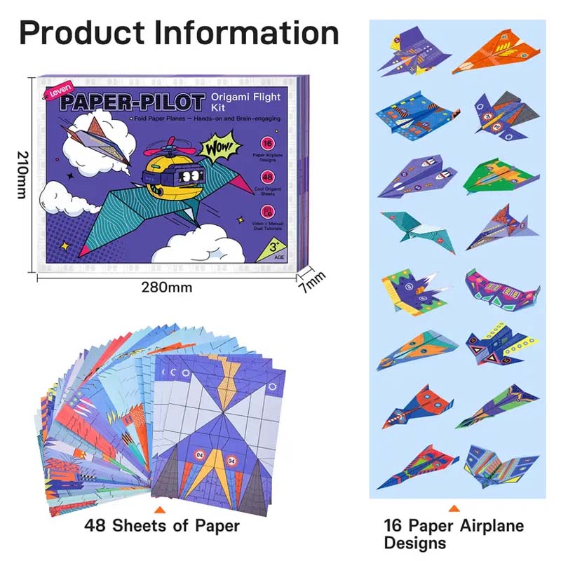 SkyCraft – Kreatives Papierflugzeug-Set | 50% RABATT