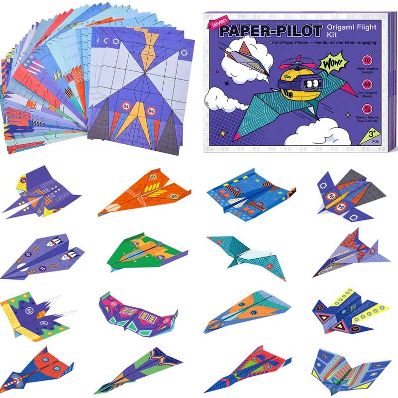 SkyCraft – Kreatives Papierflugzeug-Set | 50% RABATT