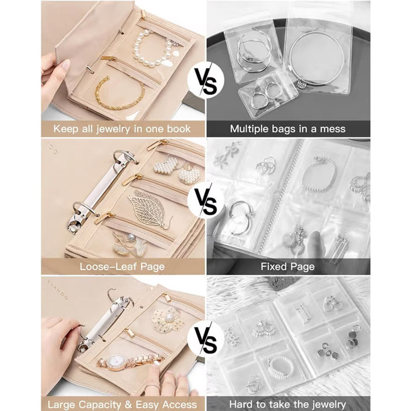 LuxeCheck – Elegante tragbare Schmuckaufbewahrungstasche